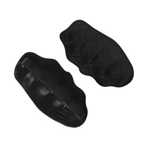Magideal - 2 Almohadillas Para Levantamiento De Pesas, Guantes De Gimnasio, Empuñaduras Con Bolsa De Transporte Para Barra, Entrenamiento Cruzado, Remo, Peso Negro