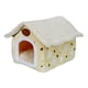 thumbnail image 5 of Cama para perros y gatos, nido de Gato, cojín interior con cojín extraíble, casa para gatos, cama para mascotas, tienda de campaña, cama cueva para Amarillo M, 5 of 5