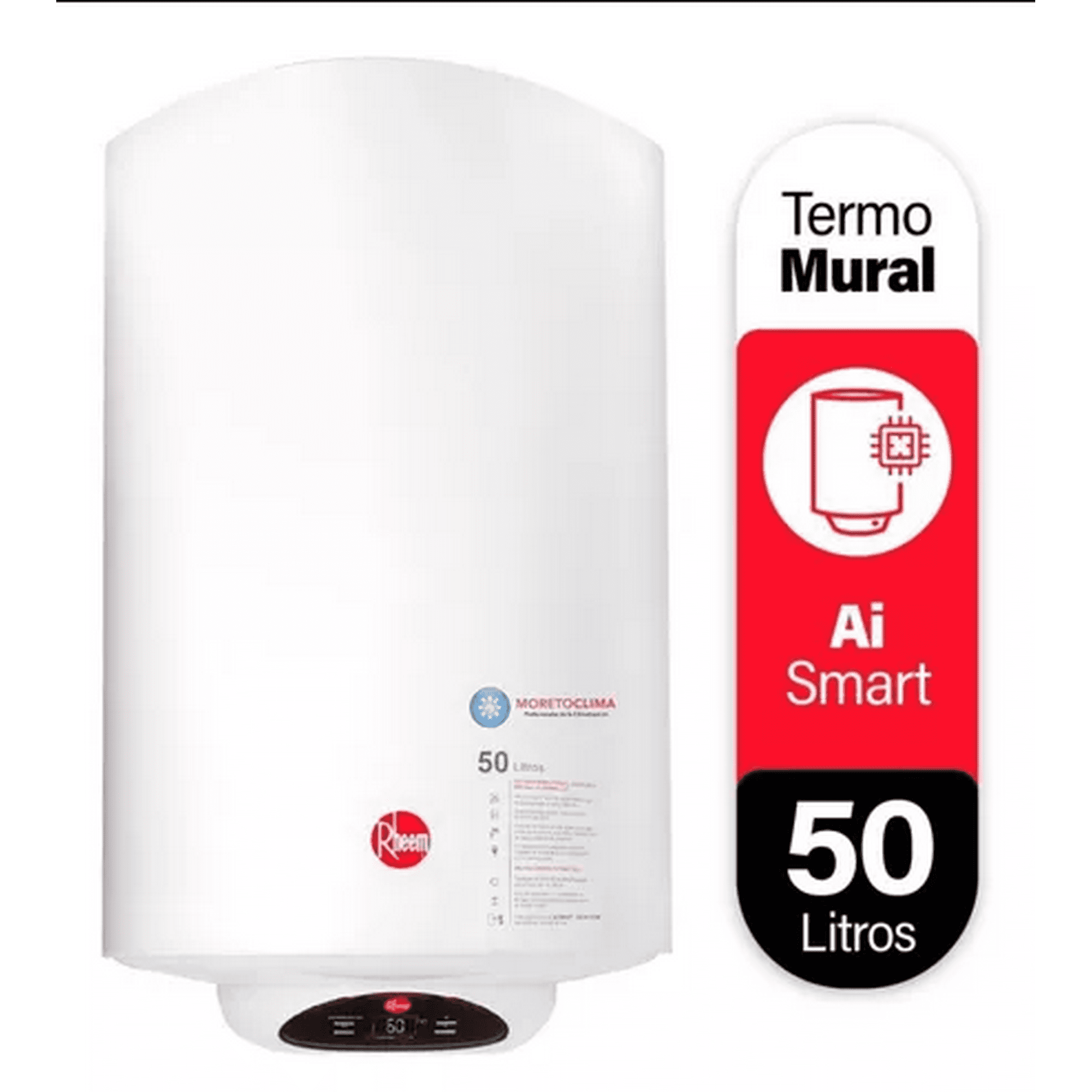 Termo Eléctrico Rheem 50 Litros Mural