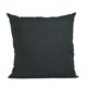 thumbnail image 1 of Cojín decorativo Plutus Brands de terciopelo brillante negro 50 x 65 cm, 1 of 5