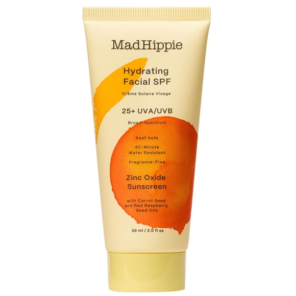 Protector solar facial Mad Hippie hidratante SPF 25 60 ml