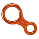 thumbnail image 2 of 35kN 8 Descensor licencia de aparejo Escalada de árboles de roca Equipo de rápel de resistencia Dispositivo de aseguramiento cuesta abajo Naranja, 2 of 5