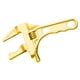 thumbnail image 2 of Herramienta de reparación de llave ajustable, llave para tubos de plomería, ligera, llave de plomero, llave de baño para desmontaje de tuercas de baño Dorado, 2 of 5