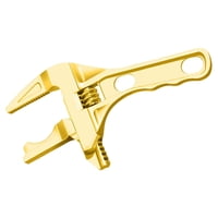 Ioensy - Llave Ajustable De Gran Apertura, Llave De Fontanero Para Desmontaje De Tuercas, Lavabo Dorado