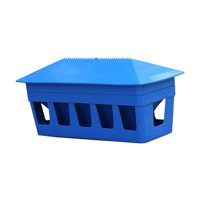 Magideal - Comedero Para Palomas, Comedero Para Pollos, Cubo De Alimentación Automático Lavable Extraíble Para Pájaros, Dispensador De Alimentos Para Patio, Loro