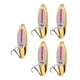 thumbnail image 4 of 5x Cucharas De Pesca Verticales Duros Spinnerbaits Cebos Para Lubina Agua Dulce Agua Salada Oro 10g, 4 of 5