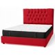 thumbnail image 1 of Cama premium 2 plazas más colchón, color rojo, 1 of 2