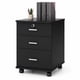 thumbnail image 1 of Gabinete para oficina 3 cajones con llave negro, 1 of 6