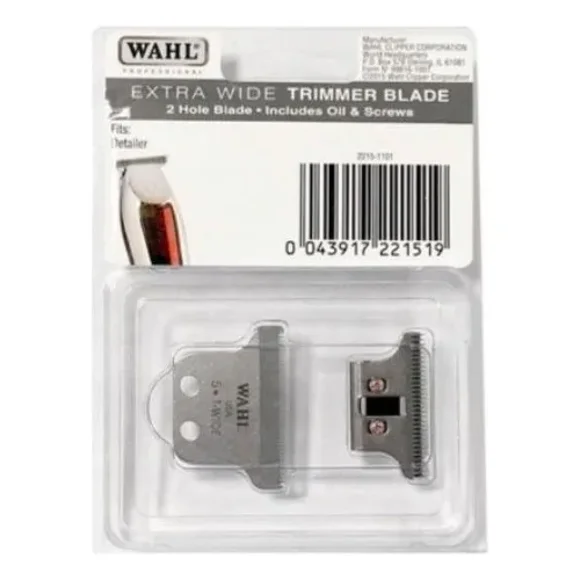 Wahl Extra Wide Cuchilla Repuesto Trimmer Blade Detailer