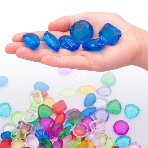 Decoración de gemas acrílicas SPRMUD de 0,5 kg para rellenar jarrones