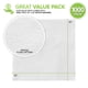 thumbnail image 2 of Servilletas desechables Stock Your Home de 30 cm, 1 capa, color blanco, paquete de 1000, 2 of 7