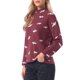 thumbnail image 4 of INSPIRE CHIC Suéter de Manga Larga para Mujer Cuello Simulado Casual Jersey de Punto Talla XL Burdeos, 4 of 6
