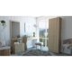 thumbnail image 2 of Mueble De Tocador + Velador Con Espejo + Clóset 2 Puertas Rovere / Blanco, 2 of 11