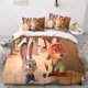 thumbnail image 1 of Cartoon Children's quilt cover Zootopia Bedding Set 3d Printed Quilt Cover Pillowcase Duvet Cover Set Bed Sheets, 1 of 5