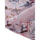 thumbnail image 5 of INSPIRE CHIC Vestido de Mujer Floral Cuello Simulado Volante Manga Larga Chifón Flowy Vestidos Midi Línea A Rosa L, 5 of 6