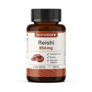 Reishi 856Mg - 60 Cápsulas Vegetales Natural | Nutracore