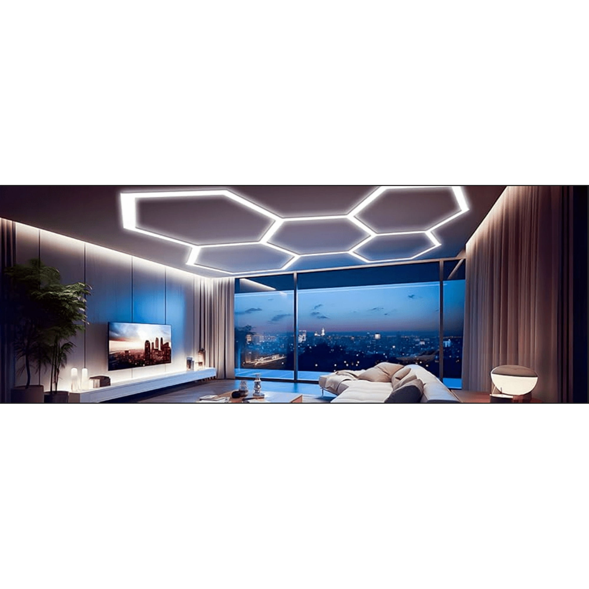 Vellmax - Luminaria Luz Led Hexagonal