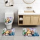 thumbnail image 2 of Juego de Alfombras de Baño Desmarcar Terciopelo Coral 3 Piezas, 2 of 6