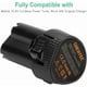 thumbnail image 4 of Batería de Reemplazo de 10.8v 12v 2000mAh Li-ion + Juego de Cargador Compatible con Batería Ma*kita BL1013 Ma*kita BL1014 194550-6 194551-4 195332-9, 4 of 10