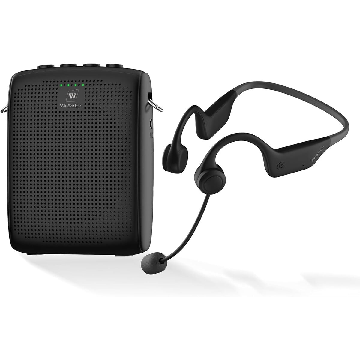 Amplificador De Voz Winbridge Wb007 Micrófono Inalámbrico 15w