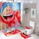 thumbnail image 1 of Capitán Calzoncillos-theme 4-Piece Shower Curtain Set with Rugs, Waterproof Bathroom Decor Set Includes Bath Mat, U-Shaped Rug, Toilet Lid Cover and Curtain with Hooks, 1 of 6