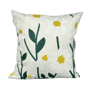 Genérico - Fundas De Cojines Bordadas A Elección 45X45 Diseño 9 Color Blanco