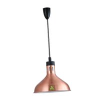 Magideal - Lámpara De Calentamiento De Bufé, Lámpara De Calor Retráctil Colgante, E27, Lámpara De Calentamiento De Bufé Para Restaurante De Bufé, Cafetería De Bronce