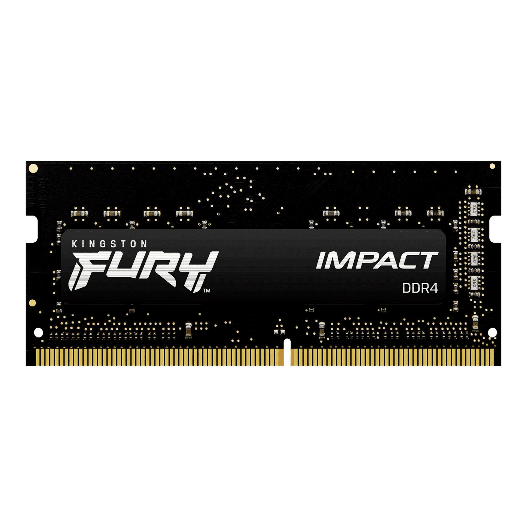 Kingston - Memoria Ram Para Notebook Ddr4 16gb 3200mhz Fury Impact, Cl20, So-dimm, 1.2v
