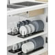 thumbnail image 4 of 1pc Multifunctional Dish Rack With Drain For Kitchen Cabinet, 4 of 5
