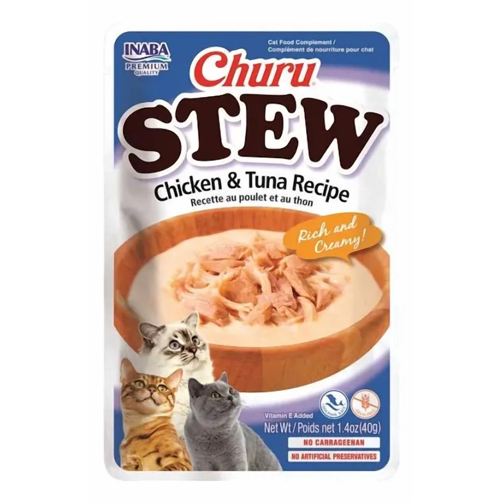 Churu Stew Gato Pollo y Atun 40gr