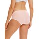 thumbnail image 3 of INSPIRE CHIC Ropa Interior de Maternidad para Mujeres Embarazadas, Soporte de Vientre en Forma de V de Seda Helada, Bragas Sin Costuras de Tiro Bajo XL Rosa, 3 of 5