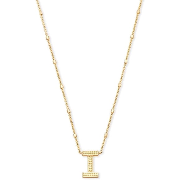 Collar Kendra Scott Letra I In Gold