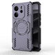 thumbnail image 3 of Funda FOXDOCK para Xiaomi Redmi Note 14 4G , magnética, resistente a golpes, con soporte, unisex, carga inalámbrica, 3 of 4