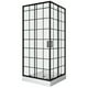 thumbnail image 2 of Shower Door Joytek Recto Cuadros Negros 80x80x198cm con Receptáculo, 2 of 5