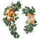 thumbnail image 4 of Granja Flores Artificiales Arco Decoración Colgante Para Dormitorio Ceremonia Vacaciones Naranja, 4 of 5