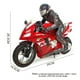 thumbnail image 5 of MOTOCICLETA MOTO C/R DE CARRERA, ACROBATICA JUGUETE 1:6 ROJA, 5 of 8