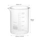 thumbnail image 2 of Vaso de precipitados QWORK 2000 ml de vidrio borosilicato con escala doble, 2 of 8