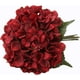thumbnail image 5 of Flores artificiales para boda, flores falsas, ramos de hortensias artificiales, arreglos florales DIY para decoración del hogar y el jardín, 1 paquete, 5 of 6