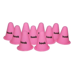 Hook - 10 Conos Entrenamiento Agilidad Slalom Patinaje Rosa