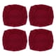 thumbnail image 1 of 4 piezas jacquard poliéster estiramiento boda comedor silla asiento cubierta burdeos_m, 1 of 5