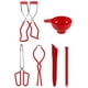 thumbnail image 1 of 6pcs, Canning Clip Set, Stainless Steel Canning Supplies Starter Kit, Canning Rack Canning Essentials Tools Set For Mason Jars Home Canning Jars, Kitchen Tool, Anti-Scald Clip Suit, 1 of 4