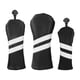 thumbnail image 4 of 3x Fundas para cabezas de palos de golf Fundas para palos de golf de cuero PU de primera calidad, cuello largo, antiarañazos, resistentes al desgaste,, 4 of 5