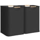 thumbnail image 1 of Cesto para ropa sucia STORAGE MANIAC, 100 L, plegable, paquete de 2, negro, 1 of 7