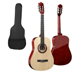 Mobii - Guitarra Acustica Clásica 38”. Incluye Funda. Cafe