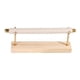 thumbnail image 2 of Soporte para anillos, base de madera multifuncional, expositor de joyas desmontable, estante para anillos para vitrina, tienda, exhibición, tocador de 1 nivel, 2 of 5