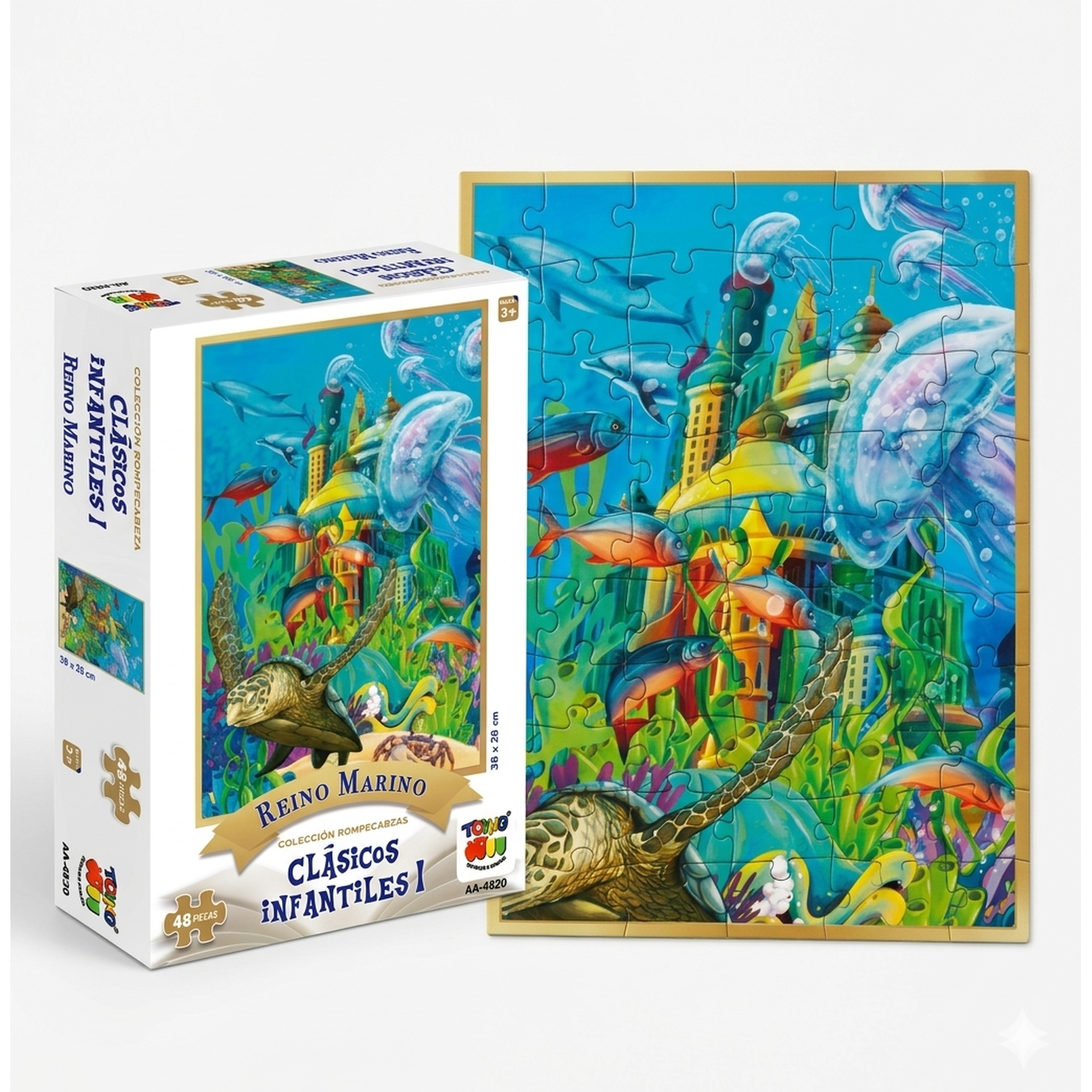 Puzzle 48 Piezas - Reino Marino - Toyng