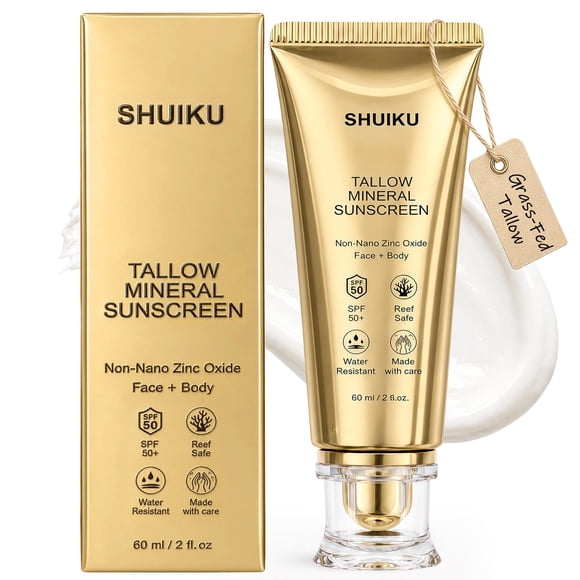 Protector solar SHUIKU SPF 50 Respetuoso con los arrecifes 60 ml (óxido de zinc)