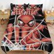 thumbnail image 2 of Comics - Spider-Man 3 Piece Sets Full/Queen Size - Reversible Microfiber Quilts with 2 Shams Soft Lightweight Bedspread Coverlet Comforter for All Season Bed Sheets, 2 of 5