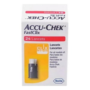 Accu-Check - Accu-Chek Fastclix Lancetas 24 Unidades Amarillo