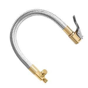Ioensy - Manguera De Extensión Para Inflador De Bomba De Aire, Adaptador De Mandril De Inflado Para Bomba De Neumáticos, Manguera Con Deflación